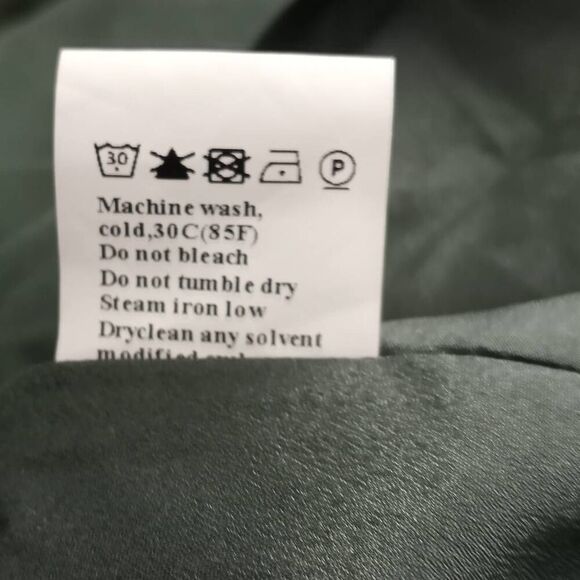 AMAZON GREEN V-NECK MAXI DRESS SZ.S NWOT - Picture 8 of 8